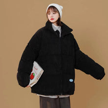 Load image into Gallery viewer, Oversize Corduroy Winter Warm Coats Women Jacket
