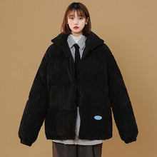 Load image into Gallery viewer, Oversize Corduroy Winter Warm Coats Women Jacket
