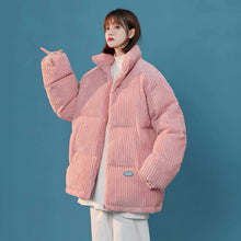 Load image into Gallery viewer, Oversize Corduroy Winter Warm Coats Women Jacket
