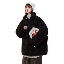 Load image into Gallery viewer, Oversize Corduroy Winter Warm Coats Women Jacket
