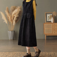 Load image into Gallery viewer, Dresses for Women, Midi Black Dress, Long Dress Winter
