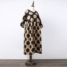 Load image into Gallery viewer, Women Polka Dots Elegant Loose Dress
