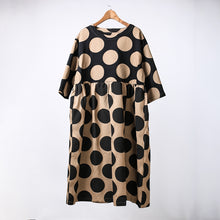 Load image into Gallery viewer, Women Polka Dots Elegant Loose Dress
