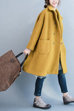 Load image into Gallery viewer, Wool Peacoat  Womens Wool Coats W1401 - FantasyLinen
