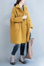 Load image into Gallery viewer, Wool Peacoat  Womens Wool Coats W1401 - FantasyLinen
