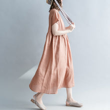 Load image into Gallery viewer, Vintage Plus Size Maxi Dresses Linen Clothes For Women Q1866

