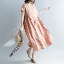 Load image into Gallery viewer, Vintage Plus Size Maxi Dresses Linen Clothes For Women Q1866
