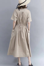 Load image into Gallery viewer, Casual Cotton Maxi Dresses For Women 712