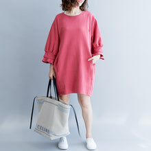 Load image into Gallery viewer, Casual Loose Cotton Shirt Dresses For Women Q2490
