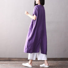 Load image into Gallery viewer, Fashion Cotton Linen Maxi Dresses Women Loose Clothes Q2062