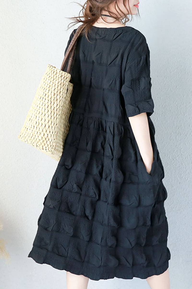 Women Summer Cute Cotton Doll Dress Long Clothes Q1953A– FantasyLinen