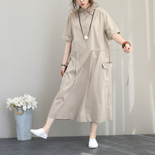 Load image into Gallery viewer, Fashion Fitted Long Shirt Dresses Women Casual Clothes Q1201
