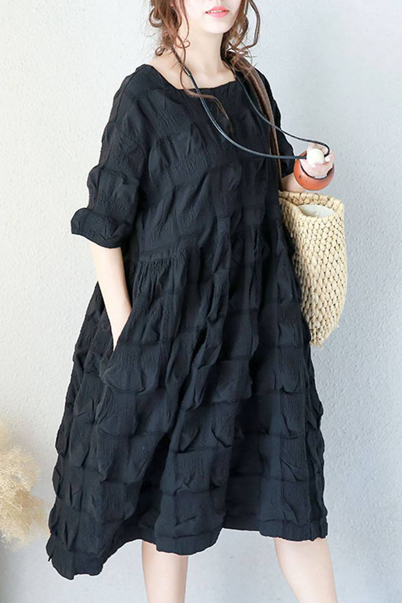 Women Summer Cute Cotton Doll Dress Long Clothes Q1953A FantasyLinen Women Summer Cute Cotton Doll Dress Long Clothes Q1953A FantasyLinen