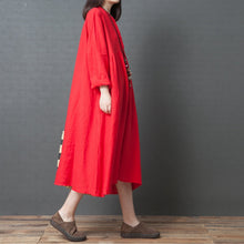 Load image into Gallery viewer, Loose Plus Size Linen Dresses For Women Q1210

