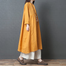 Load image into Gallery viewer, Loose Plus Size Linen Dresses For Women Q1210
