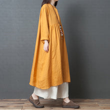 Load image into Gallery viewer, Loose Plus Size Linen Dresses For Women Q1210