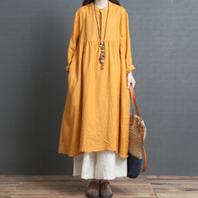Load image into Gallery viewer, Loose Plus Size Linen Dresses For Women Q1210
