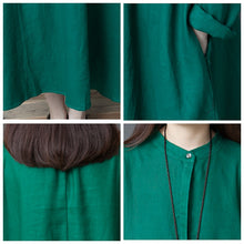 Load image into Gallery viewer, Loose Plus Size Linen Dresses For Women Q1210
