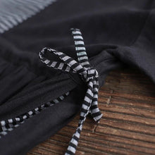 Load image into Gallery viewer, Black Joining Together Casual Dress Women Clothing - FantasyLinen
