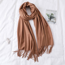 Load image into Gallery viewer, Simple Wool Warm Long Scarf Women Accessories  Christmas gift Thanksgiving gift
