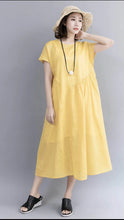 Load image into Gallery viewer, Vintage Plus Size Maxi Dresses Linen Clothes For Women Q1866
