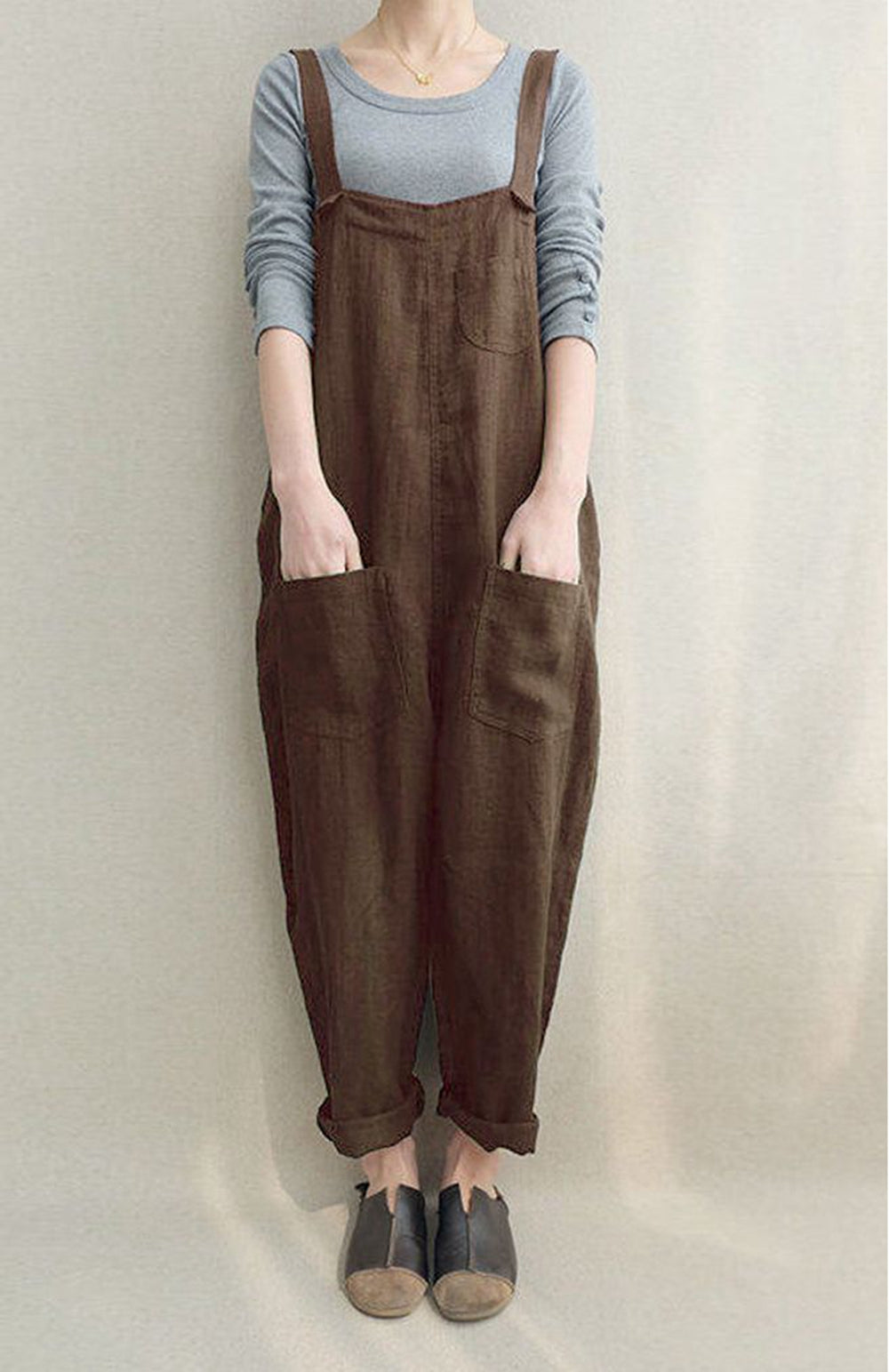 Linen on sale harem jumpsuit