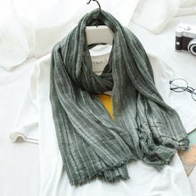 Load image into Gallery viewer, Cotton Linen Scarf Women Fashion Accessories E2701 - FantasyLinen
