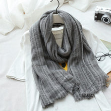 Load image into Gallery viewer, Cotton Linen Scarf Women Fashion Accessories E2701 - FantasyLinen
