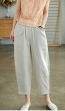 Load image into Gallery viewer, Summer Linen Pants For Women Spring Trousers