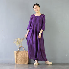 Load image into Gallery viewer, 2018 Spring Dress Casual A-line Long Maxi Cotton Dresses Two-Piece White Dress S2210 - FantasyLinen

