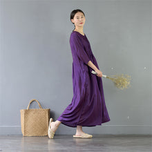 Load image into Gallery viewer, 2018 Spring Dress Casual A-line Long Maxi Cotton Dresses Two-Piece White Dress S2210 - FantasyLinen
