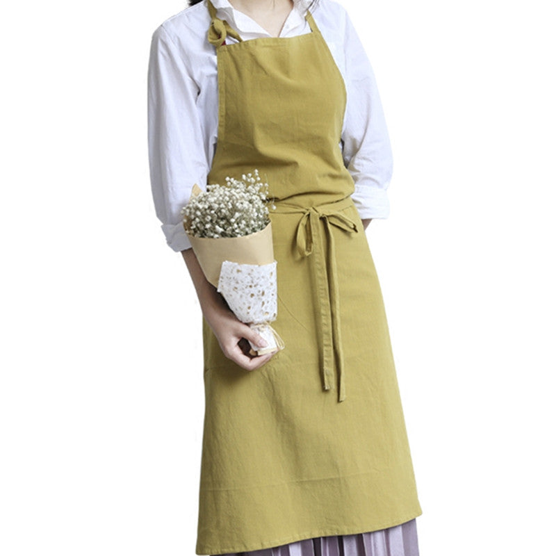 Cooking Apron Baking Cotton Adult Women Kitchen Gifts Bakers