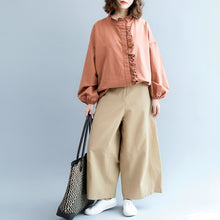 Load image into Gallery viewer, Cute Casual Cotton Shirt Women Fall Tops S7081
