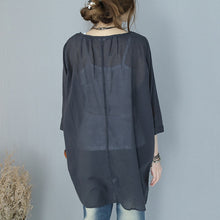 Load image into Gallery viewer, Women Summer V Neck Casual Thin T Shirt Long Lycras 932
