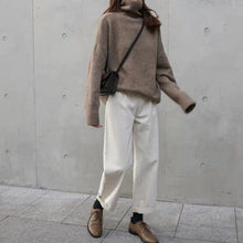 Load image into Gallery viewer, Sweater for Women, Turtleneck Sweater, Causal Pullover Sweater
