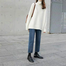 Load image into Gallery viewer, Sweater for Women, Turtleneck Sweater, Causal Pullover Sweater
