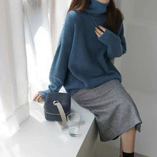 Load image into Gallery viewer, Sweater for Women, Turtleneck Sweater, Causal Pullover Sweater
