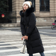 Load image into Gallery viewer, Winter Warm Long Down Coats Women Jacket