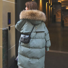 Load image into Gallery viewer, Warm Fur Collar Long Down Coats For  Women Winter Jacket
