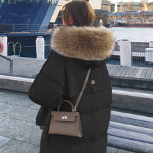 Load image into Gallery viewer, Warm Fur Collar Long Down Coats For  Women Winter Jacket
