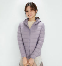 Load image into Gallery viewer, Women&#39;s Hooded Down Puffer Coat, Created for FantasyLinen