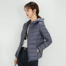 Load image into Gallery viewer, Women&#39;s Hooded Down Puffer Coat, Created for FantasyLinen